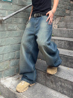 TOP Baggy Washed Jeans